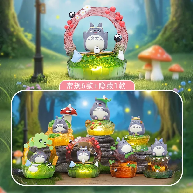 

Новинка 2025 года, Хаяо Миядзаки, аниме, сказочный сюрприз в пшеничном поле, глухая коробка, настольная игрушка, детская коллекция, подарок