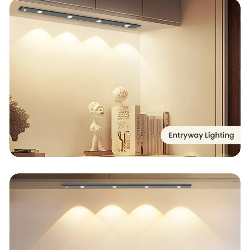 Yeelight Motion Sensor Cabinet Light Bar A28 A42 Body Induction Light Sensor Type-C Rechargeable LED Night Lamp Sunset 2700K