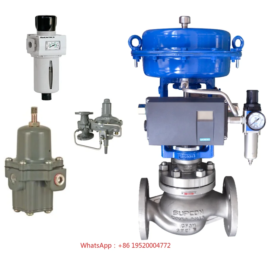 

As Globe Pneumatic Control Valve Parts With EMERSON ASCO Bracket for 652 299H Series Fisher 67CFR-239 Filter Regulator