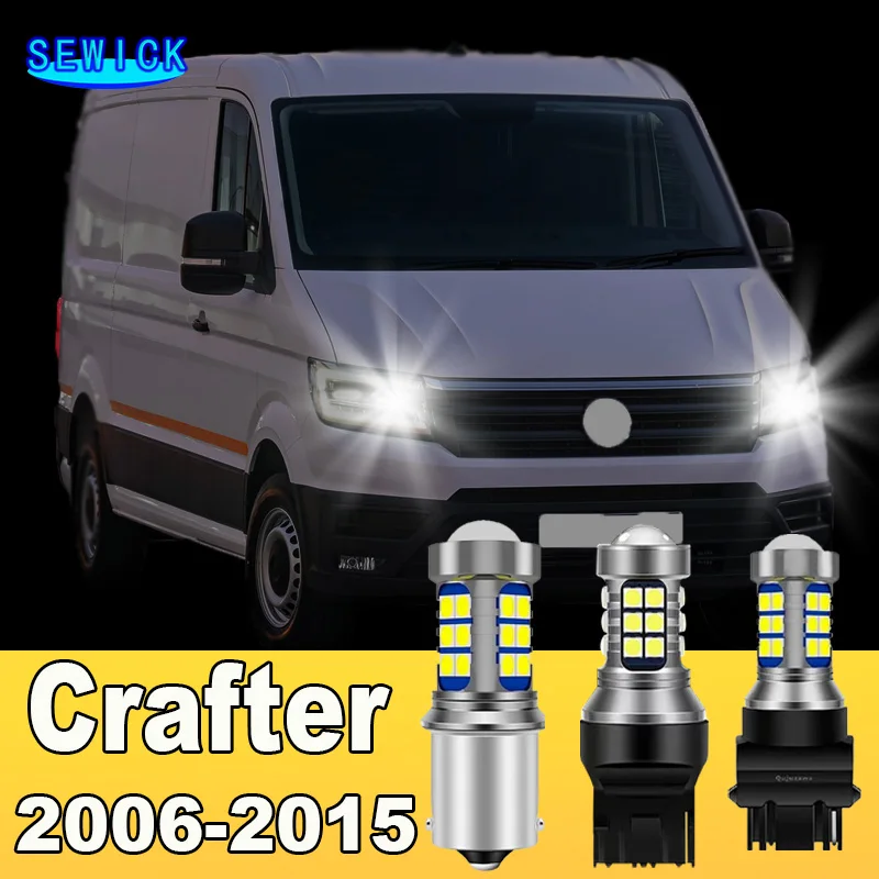 

2pcs Dual Mode LED Turn Signal+Daytime Running Light DRL Accessories For VW Crafter 2006-2015 2007 2008 2009 2010 2011 2012 2013