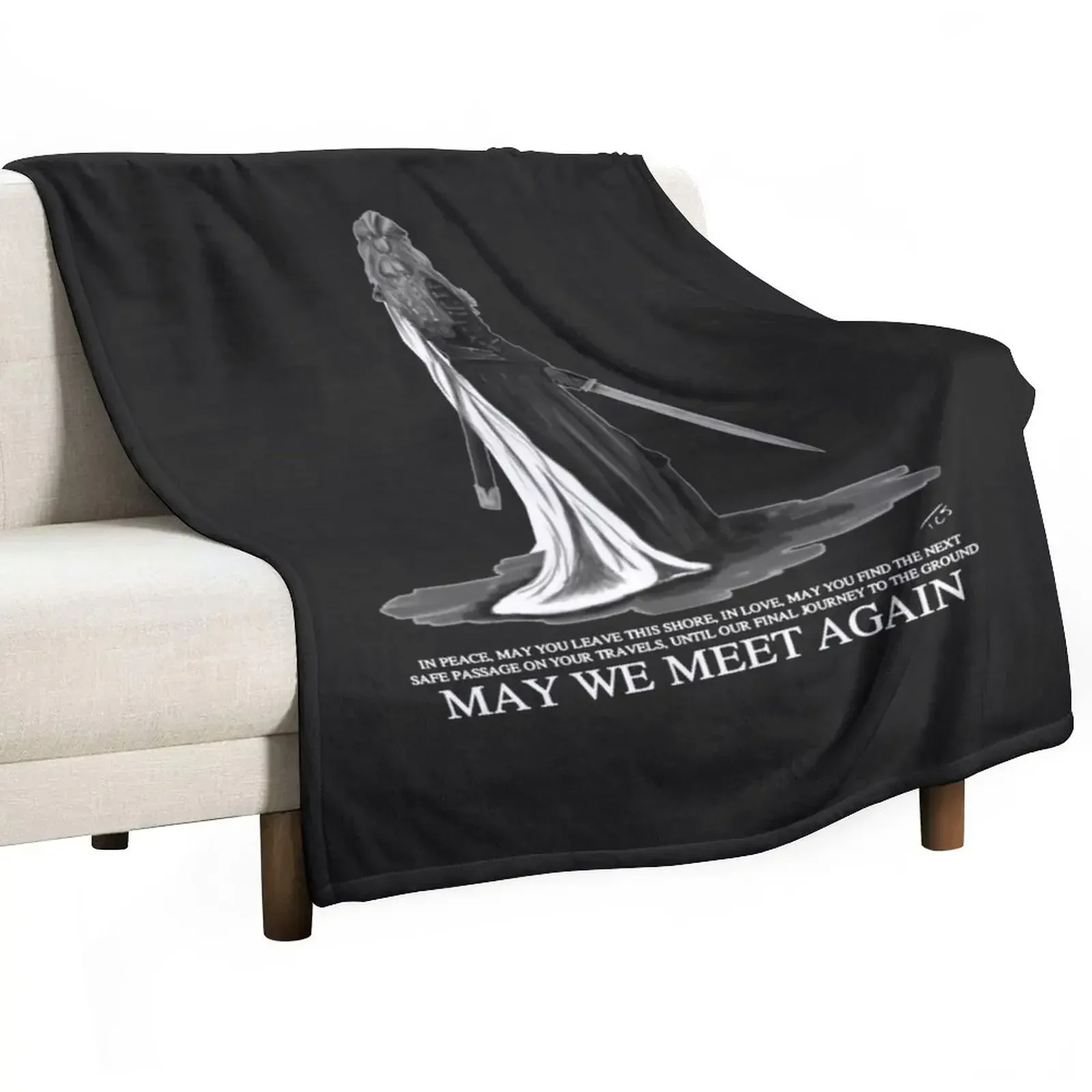 Lexa May We Meet Again Throw Blanket Soft Plush Plaid Decorative Sofa Blankets