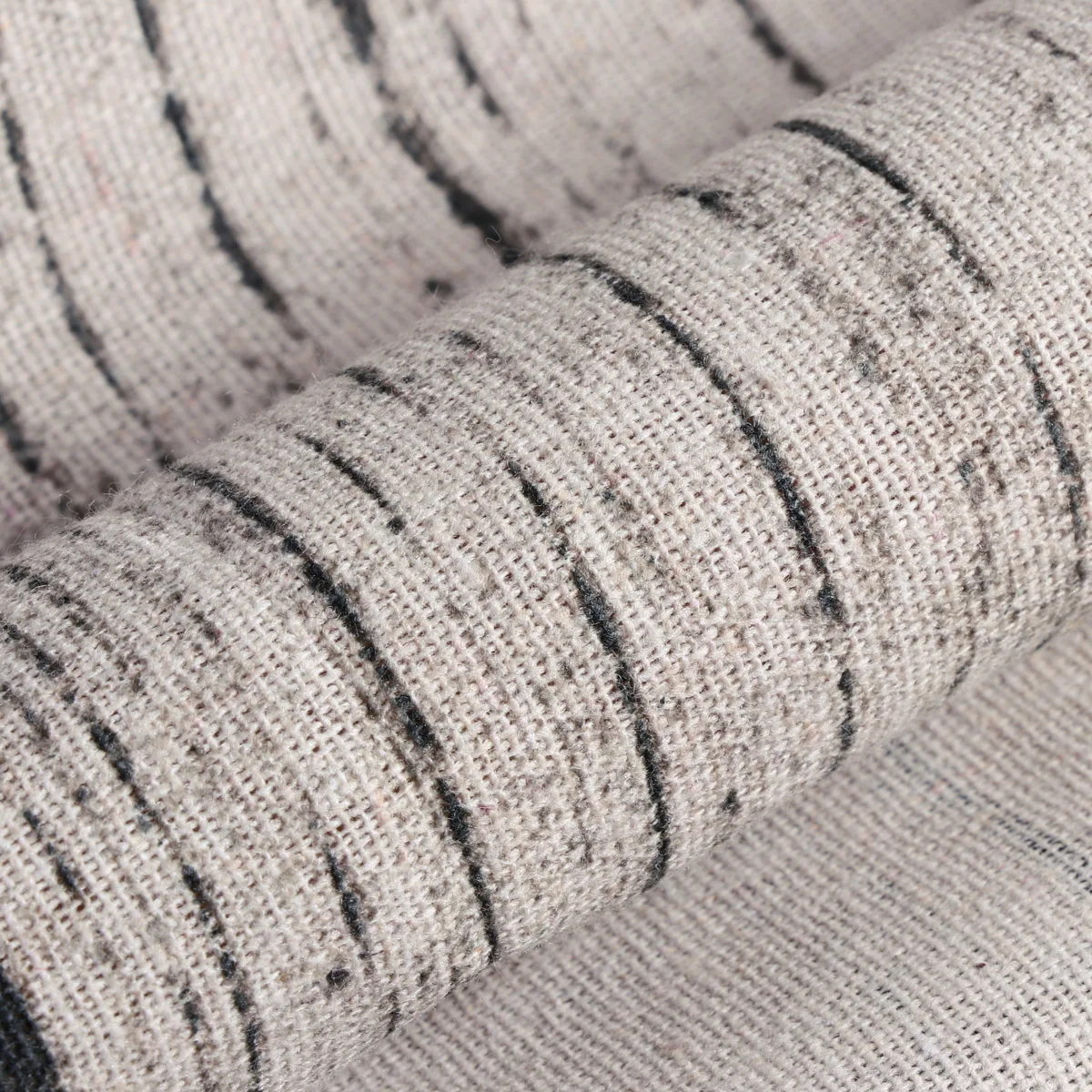 

Wood Grain Cotton Linen Dining Cover Table Cloth Lightweight Wear Resistant Vintage European Style Table Cloth