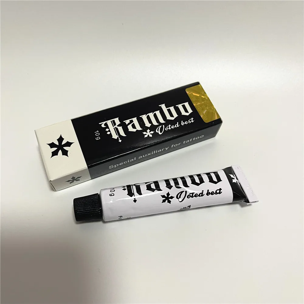 75% Rambo Tattoo Cream Before Permanent Makeup Piercing Eyebrow Lips Body Skin 10G