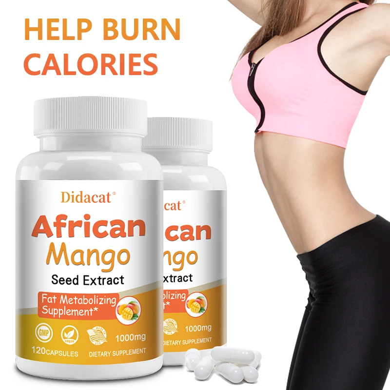 

African Mango Extract Cleanse, Fat Burner, Dietary Supplement, Detox Capsules