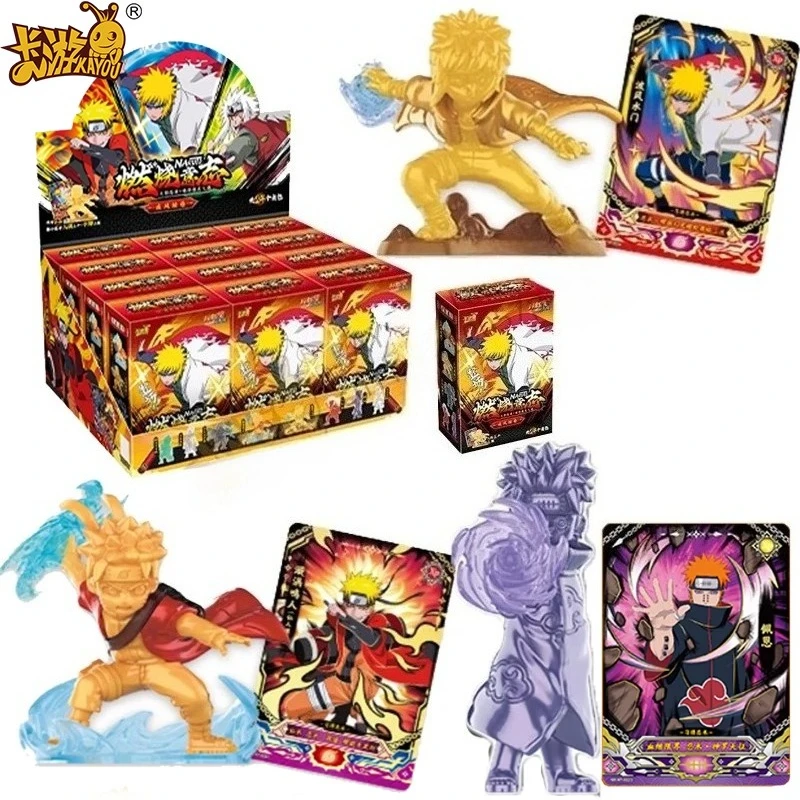 

Набор аниме-фигурок KAYOU Naruto - Саске Учиха Узумаки, резиновая кукла, модель, Коллекционная игрушка с картой Polaroid для фанатов, подарок
