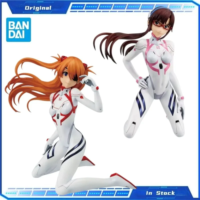

In Stock Original BANDAI Neon Genesis Evangelion‌ Asuka Langley Soryu Figure Model Anime Desktop Ornament Collectible Gift Toy