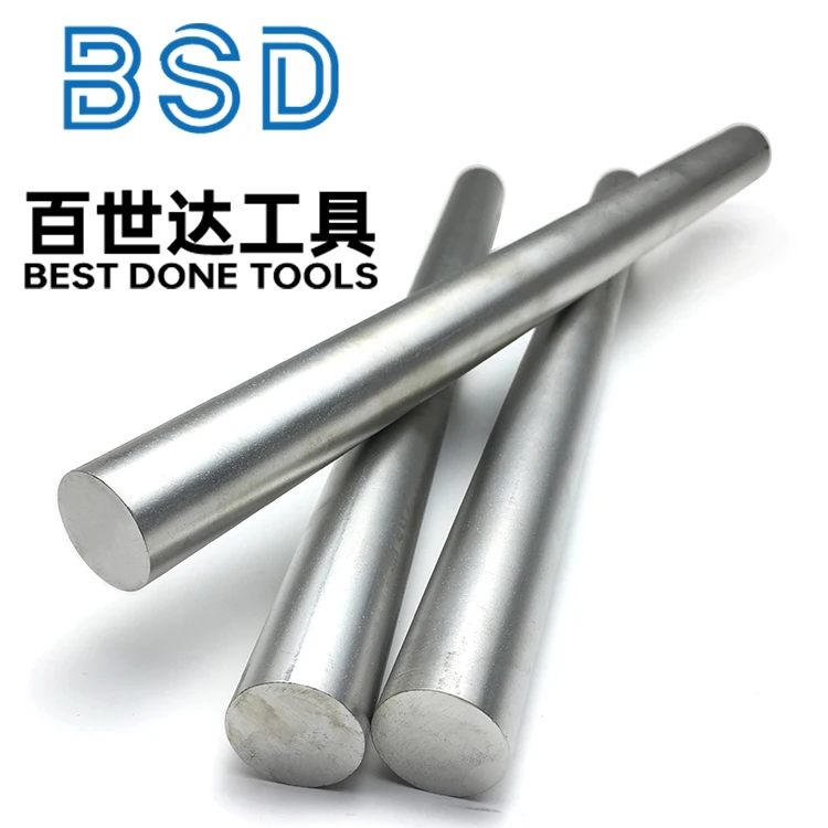 YL10.2 Cemented Tungsten Carbide Rod blank rods for cutting tools Wear Resistant High Hardness 91.8hra Polished Bar