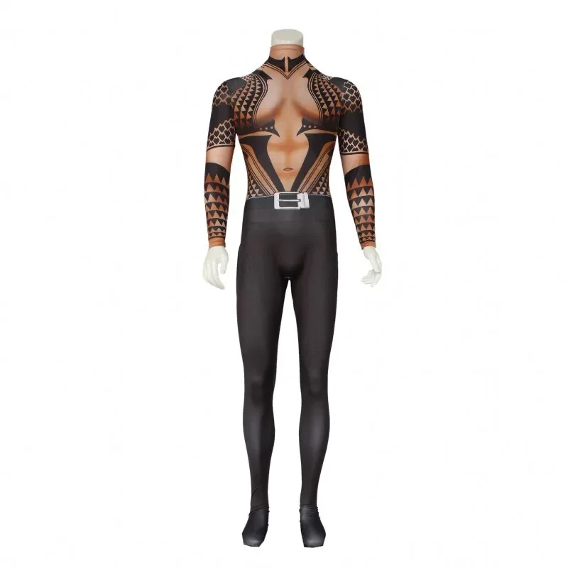 Anime Movie Cosplay Costume Arthur Curry Orin Halloween Party Costumes Zentai Jumpsuit For Men