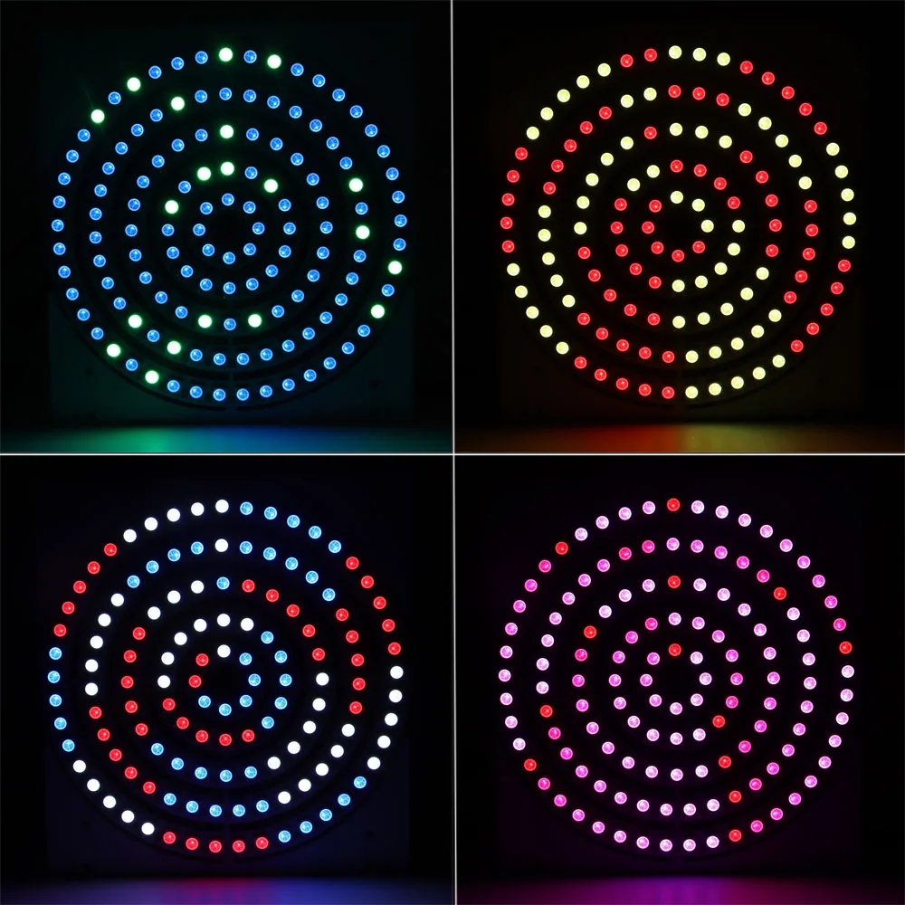 1~5Pcs WS2812B RGB Leds Pixel Ring Individually Addressable Led Modules Round WS2812 IC Full Color 8/16/24/35/45 Leds Circle 5V