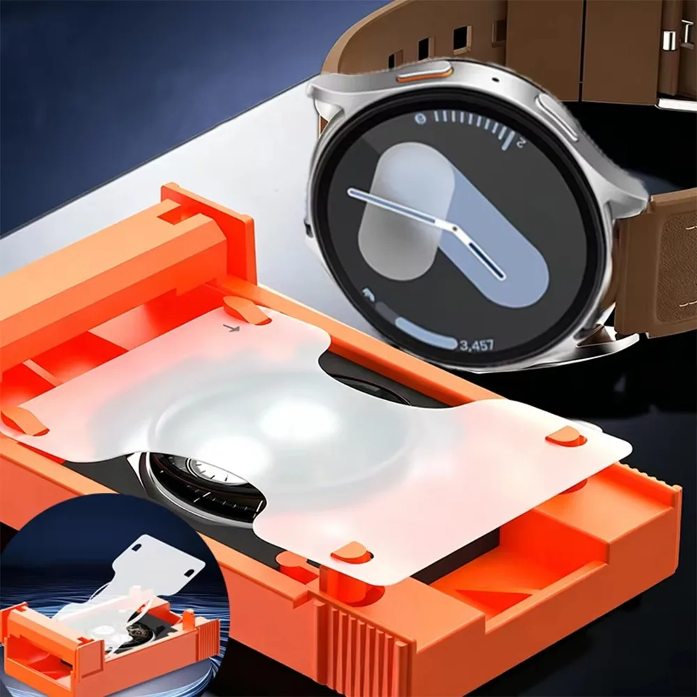 Samsung Screen Protector Installation Kit 1-3PCS for Samsung Galaxy Watch 9 8 7 6 40mm 44mm Protective Film Auto Align 9H Bubble Free HD - Aliexpress Deal