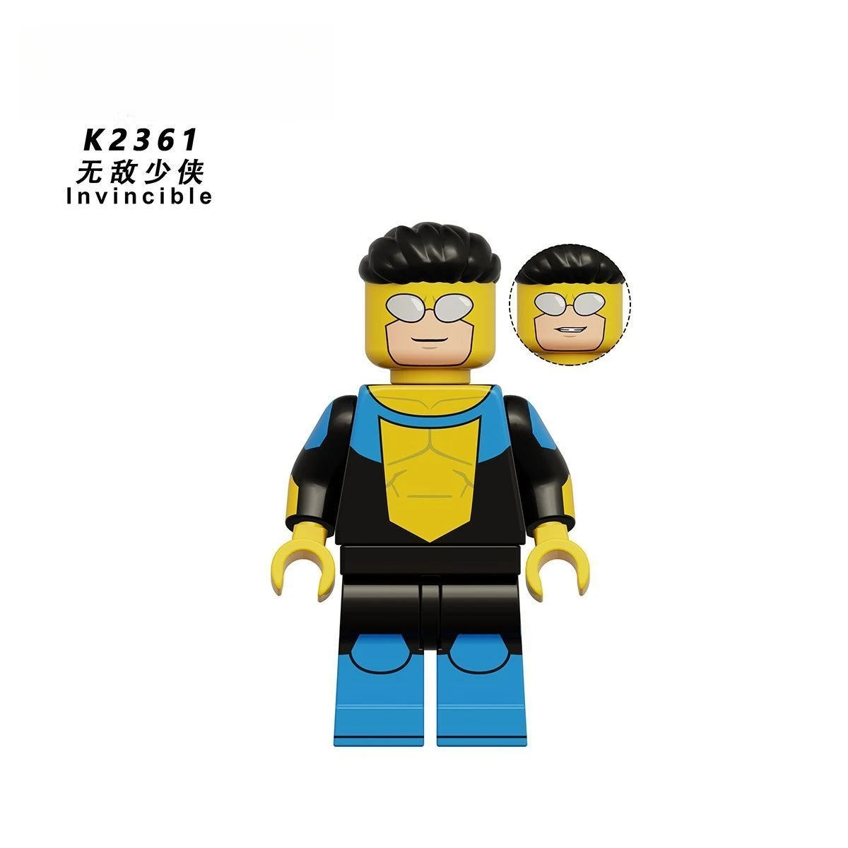 Auf Lager Neue Superhelden Invincible 4,5CM Bausteine 10 Stile Sammelbare Bricks Action Mini Figuren Modell Bausatz Spielzeug