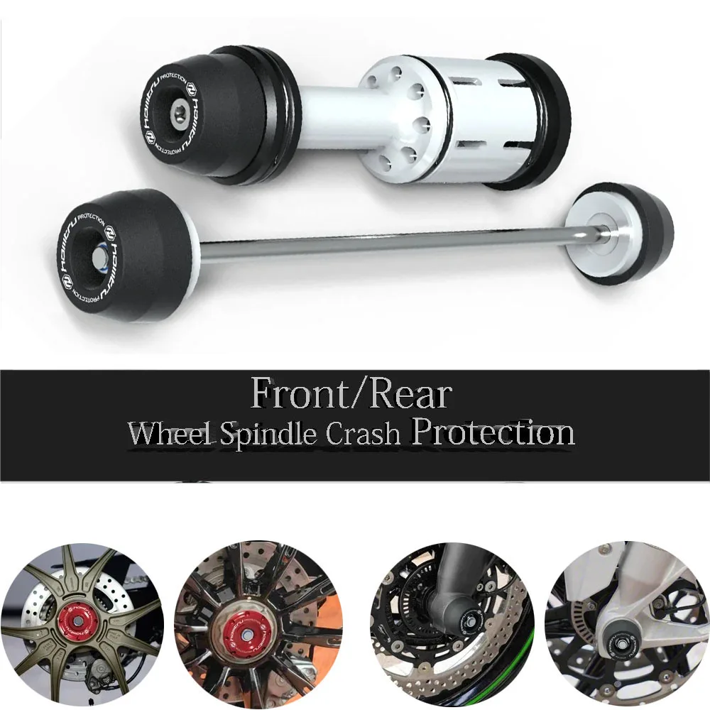 

Front Rear wheel Spindle Crash Protection For BMW R1200R R1200RS R1250R R1250RS 2015-2023