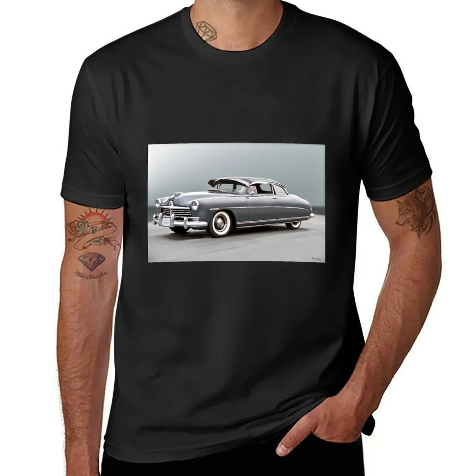 1952 Hudson Hornet Coupe T-Shirt street wear basketball graphic tees vintage t shirts plus sizes mens graphic t-shirts pack