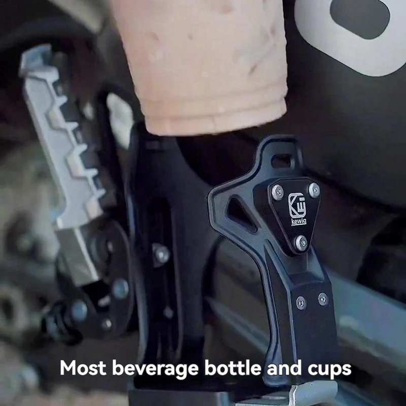 A57T Kewig Anti-Theft รถจักรยานยนต์ถ้วยผู้ถือขนาดใหญ่พิเศษปรับขนาดผู้ถือขวดน้ําจักรยานสําหรับ 50 มม.-90 มม.ขวด