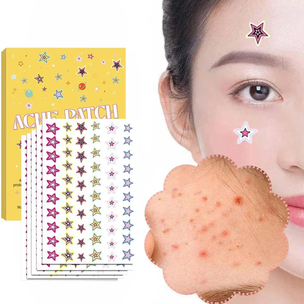 

60/300 Patches Hydrocolloid Salicylic Anti-Acne Spot Mark Concealer Repair Sticker Acid Acne Care star Shape Invisible Patch