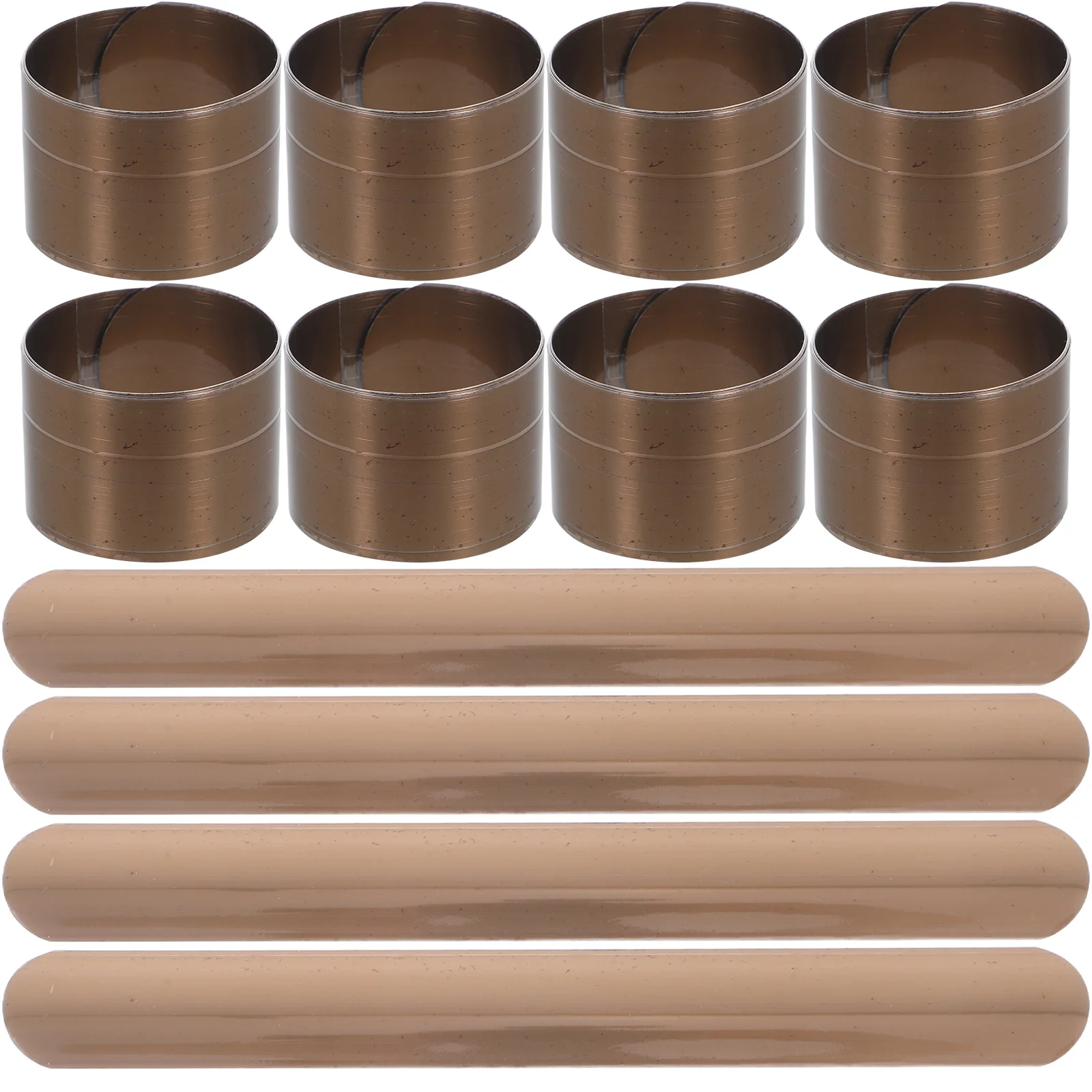 

50 pcs Slap Bracelet Steel Sheet For Diy Kids Bracelet Making Craft Projects Unfinished Metal Core Components Bulk Accessories