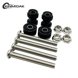 Motorcycle Sissy Bar Rack Backrest Docking Hardware Mounting Kit Detachable For Harley Sportster XL 1200 883 Low XL883 2004-2023
