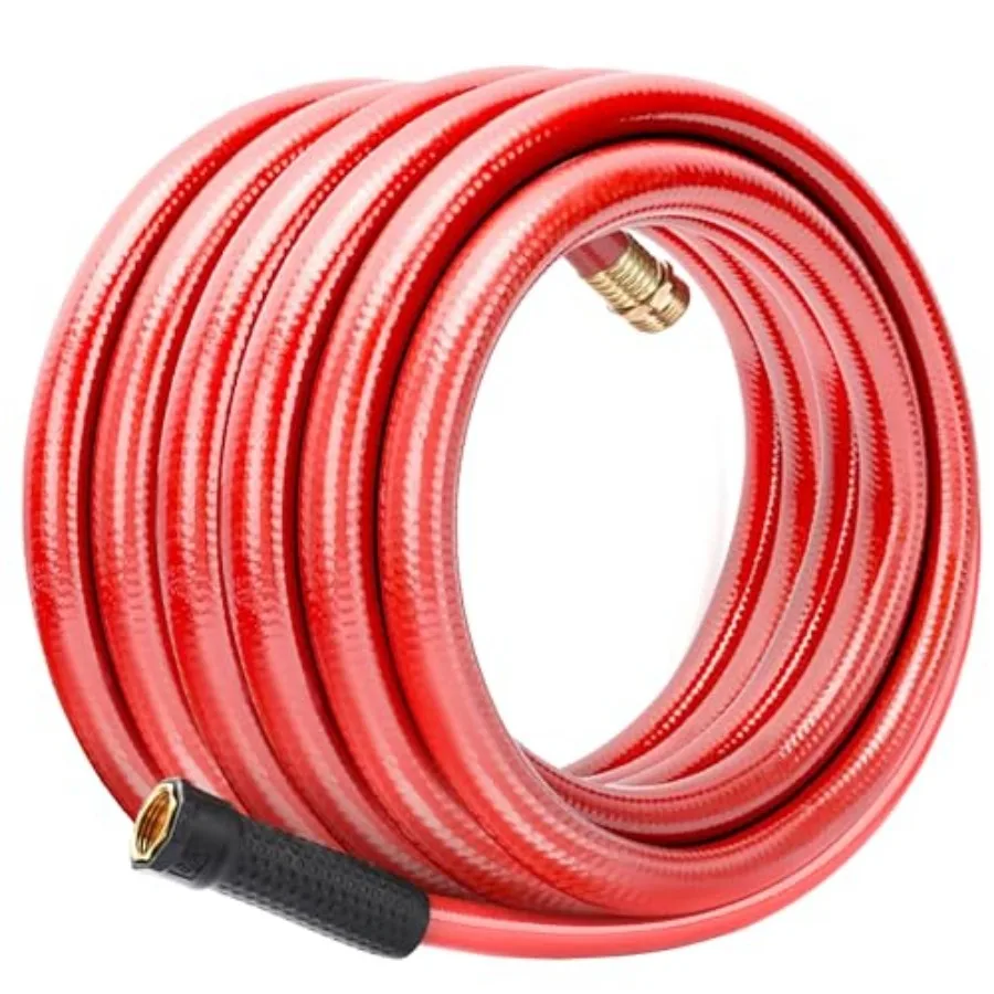 

Садовый шланг Solution4Patio Long Leader - Сверхпрочный, гибкий, легкий водопроводный шланг - Латунные/алюминиевые соединители (мужские/женские) для шлангов