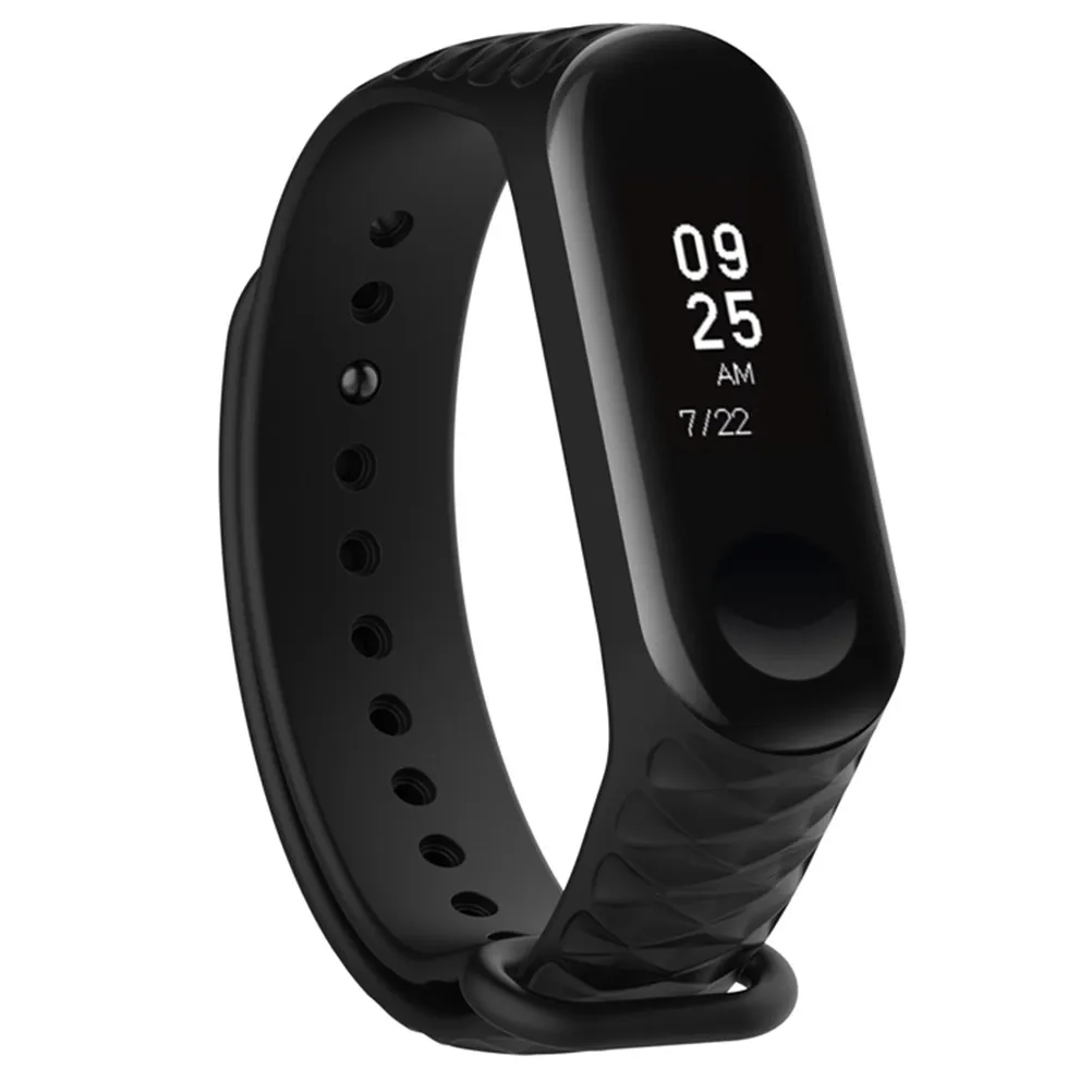 

High Quality Silicone Wristband for 3 Replacement Band Comfortable Flexible Sweatproof Adjustable Fit Fashion