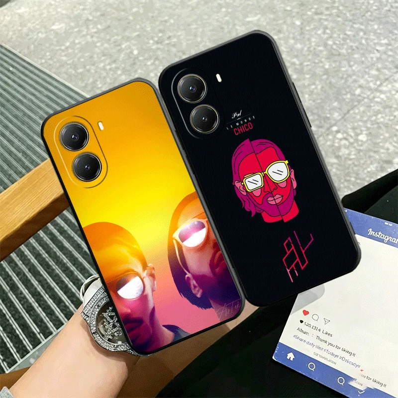 PNL QLF Rapper Singer Soft Phone Case for Xiaomi Poco X7 X8 Pro Max X5 X6 X3 F8 F7 Ultra M8 M7 M6 M5 Redmi 15 15C 14C 13C 12C Sh