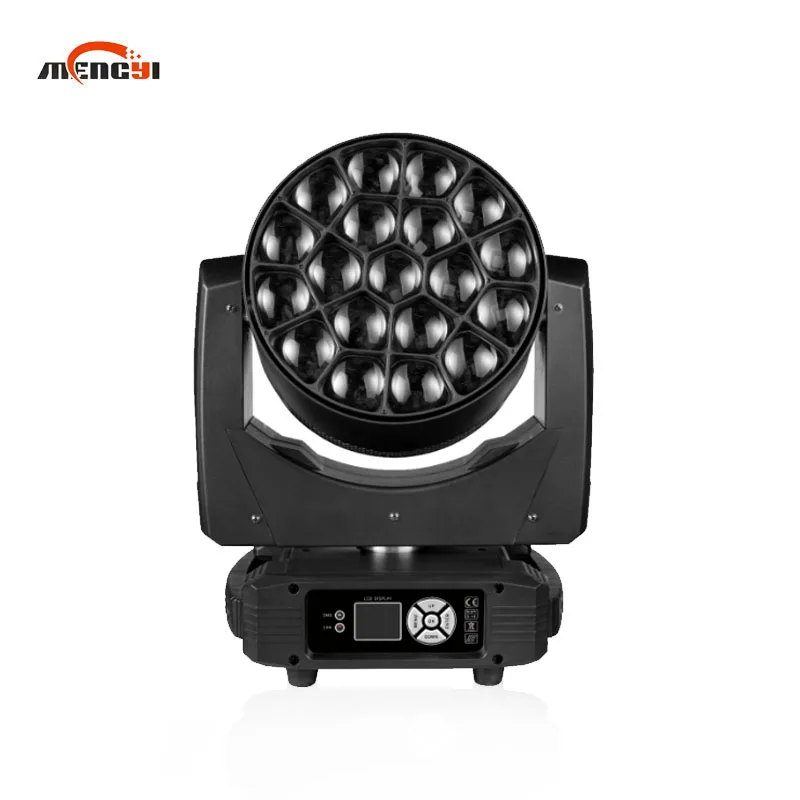 19*30w Spotlight RGBW 4in1 Focus Dyed Lighting Point Control Moving Beam Light Dj Party Disco