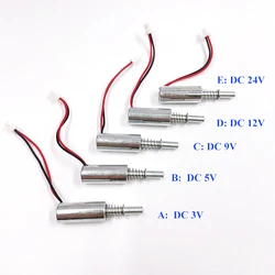DC 3V/ 6V/ 9V/12V Mini 8MM Cylindrical Suction Solenoid Electromagnet Big Push & Pull for Mini Fingerprint Lock