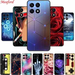 For Xiaomi Poco F6 Pro Case PocoF6 Pro Black Silicone Soft Back Cover Case For Poco F6 Pro Phone Case Cover F 6 Pro F6Pro Funda