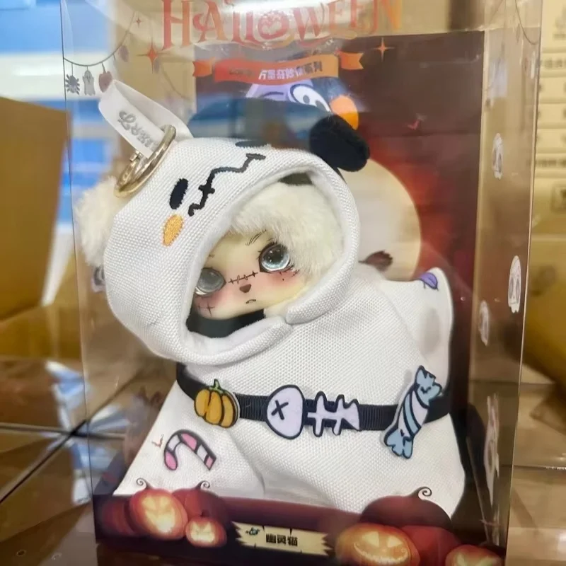 Mew Kawaii Lokiki اليقطين الهيكل العظمي أرنب شبح القط الملاك القلب معلقة بطاقة الشكل العصرية الرسوم المتحركة المشتقات ألعاب من نسيج مخملي الهدايا