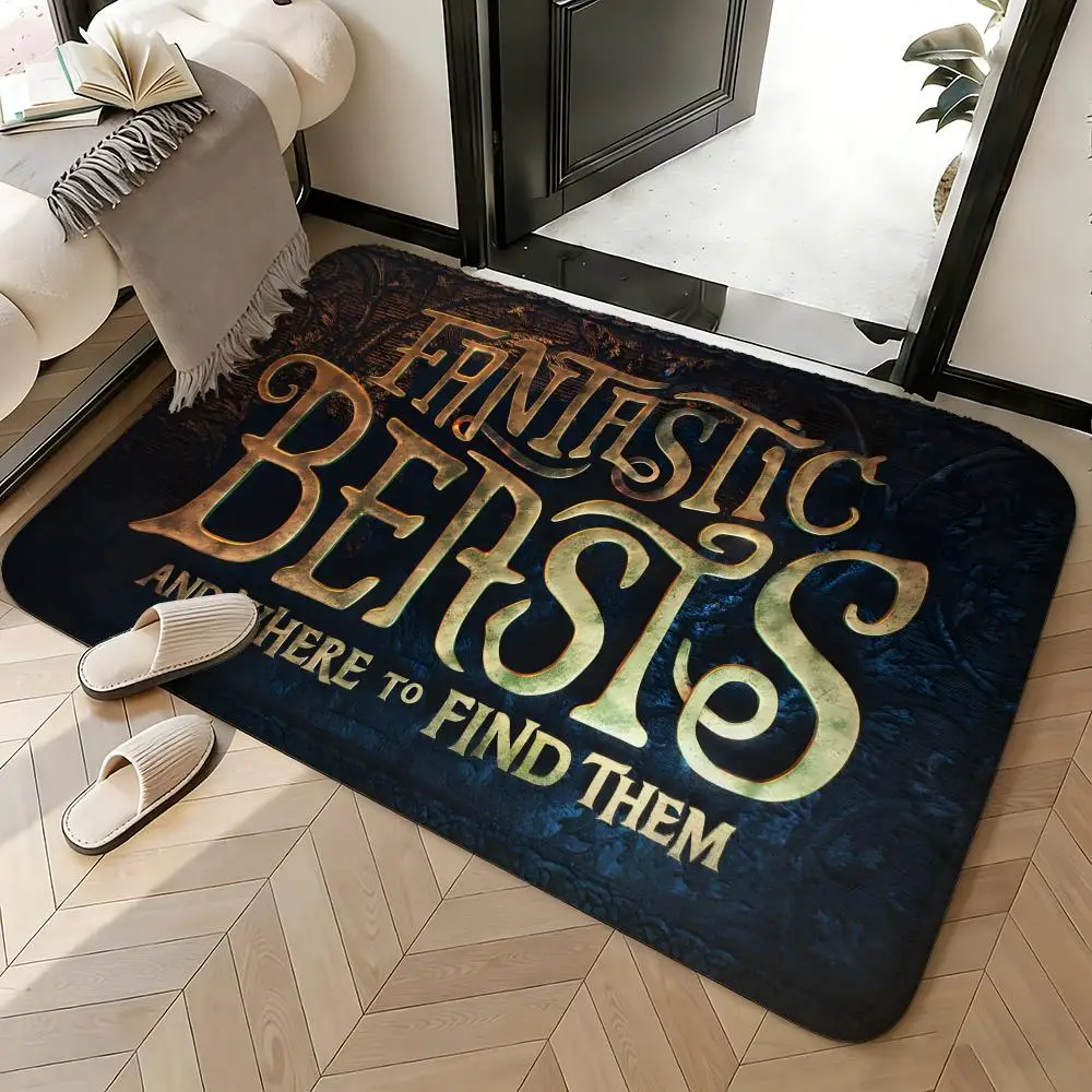 Absorbent Non-Slip Rug Movie Fantastic Beasts and Where to Find Them Floor Mat Hom Decor Doormat Bedroom Floor Mat Shower Carpet