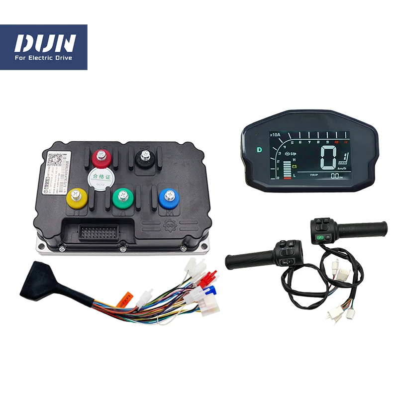 High Power FarDriver 450A DC 8000W ND72850 Electric Motorcycle Programmable Controller Kit With DKD Display and T08 Throttle