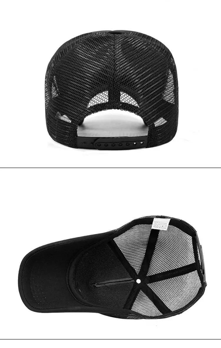 Männer Hut benutzerdefiniertes Logo personalisierte Druck Design Muster DIY LKW Fahrer Mesh Baseball Cap Tourismus Team Aktivität Werbung Cap – Detail 13