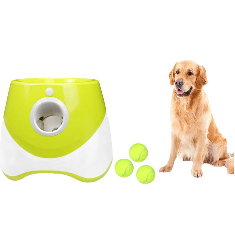

Eco-Friendly Portable Outdoor Automatic Tennis Training Machine Interactive Multi-Color Service Home Pet Toy for Medium-sized
