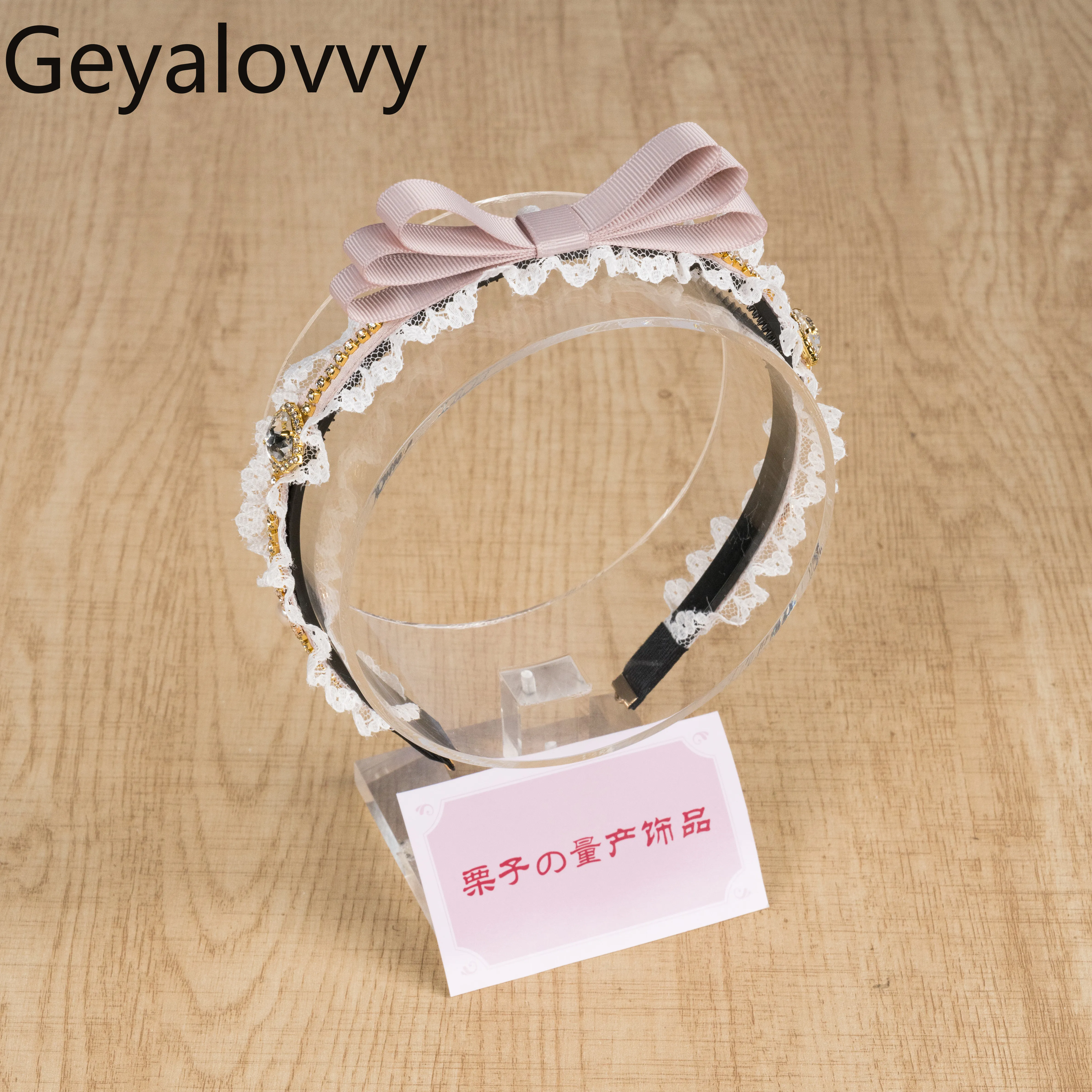 

Lolita Accessories Women Series Mass-Produced Tassel Bow New Headwear Lace Headband Sweet Cute Japanese Headband for Girls