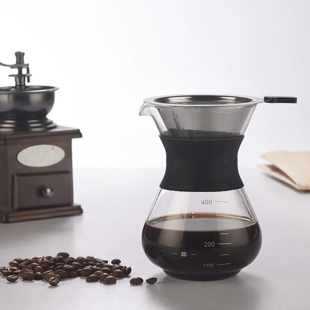 

1Pcs Rust-Proof Stainless Steel Coffee Filter Sturdy Easy to Clean Cone Shape Design Smooth Rich Texture