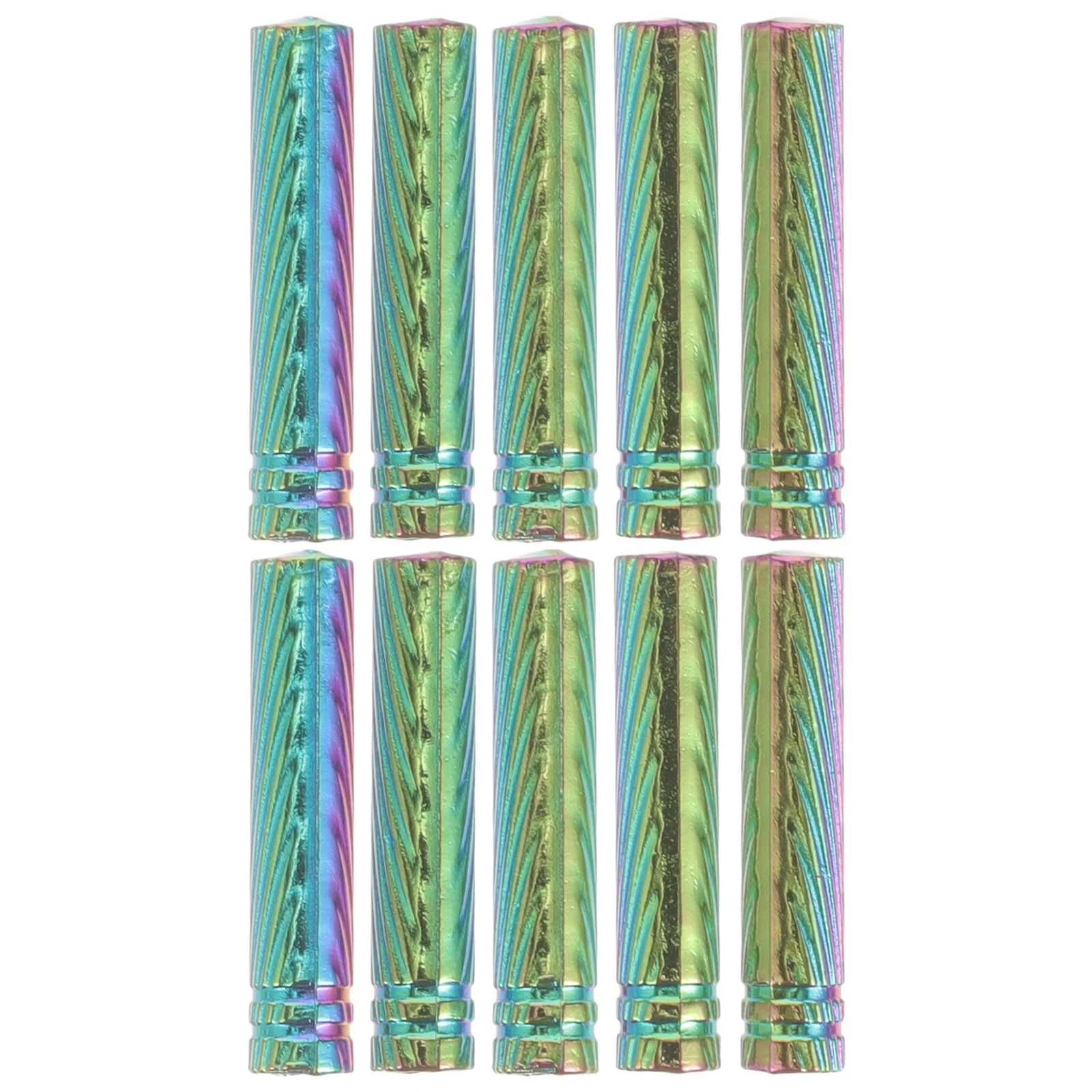 10 قطع من أطراف رباط الحذاء المعدنية المتينة للأربطة، إكسسوارات أحذية أنيقة، بديلة للديكور السريع للأربطة
