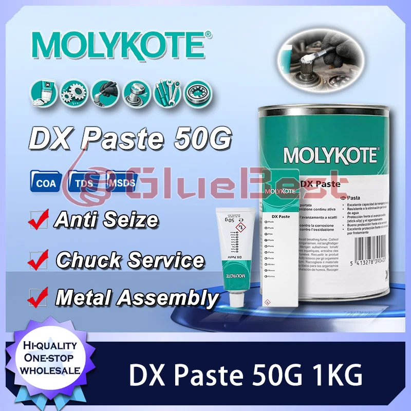 Dow Corning DX Paste 50G 1KG Chuck Maintenance Oil for Metal Assembly Equipment Protection Anti Seize Lubrication White