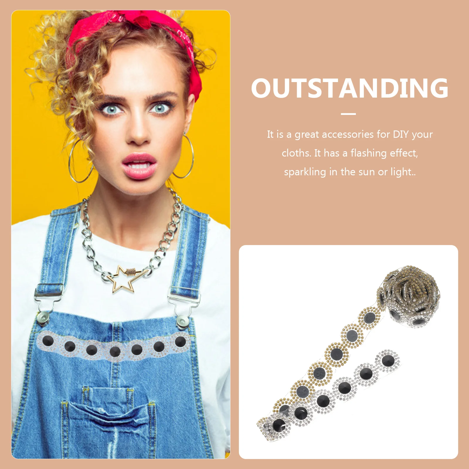 

1pc Diamond Waist Belt Diy Rhinestone Mesh Glass Trim Sparkle Tape For Crafts Clothes Decoration Wedding Accessory Ribbon