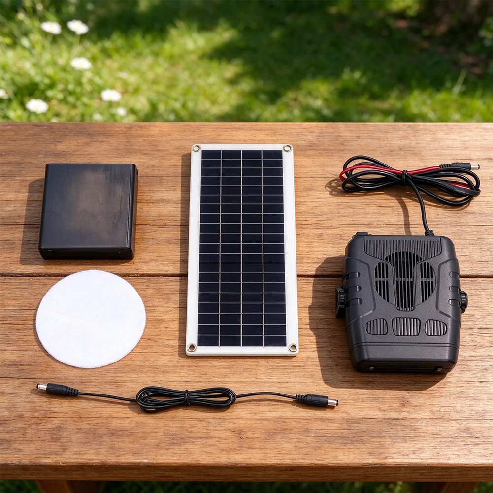 Solar-Air Heater 30W Portable Solar-Panel Heater For Fan For Outdoor Vehicles Lightweight For Portable For Winter Car Heating