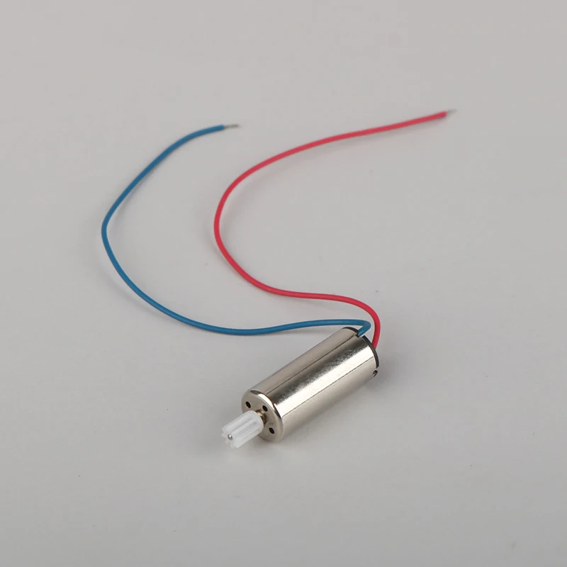 716 DC Coreless Motor With Plastic Gear, DC 3.7V, 40,000 RPM, 0.8MM Shaft Motor For DIY Small Four-axis Aircraft Quadcopters