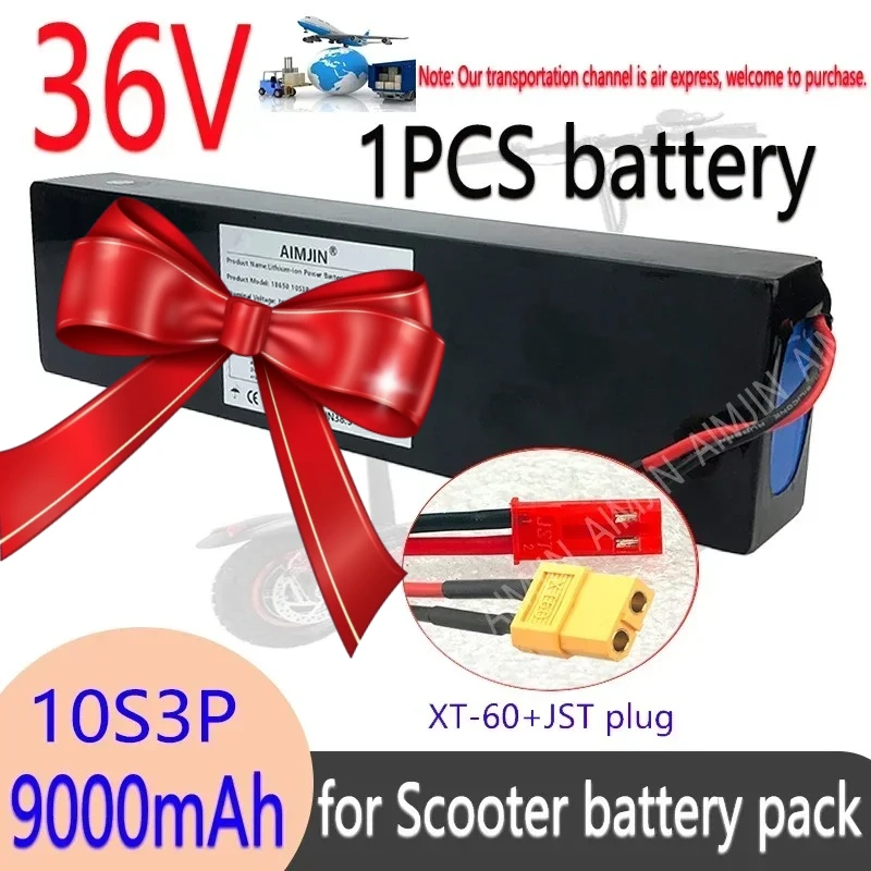 

Литиевый аккумулятор 10S3P 36 В, для Kugoo S2/S3/S4/M2, и т. д., аксессуары, оснащенный BMS, аккумулятор для электрического скутера XT60 JST