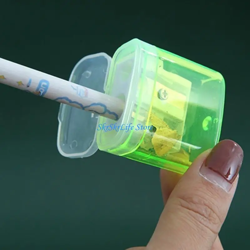 

E65E Small Sharpener Double Hole Sharpener for Kid Student Birthday Christmas Gift