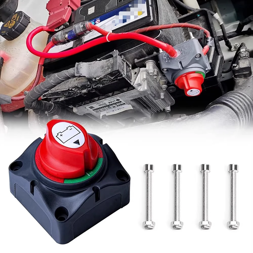 12V24V total power supply rotary switch, yacht RV modified battery breaker power supply main switch