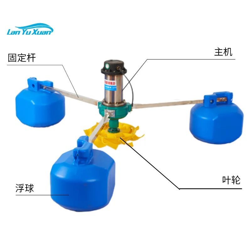 Leaf Wheel Type Energy Saving Aerator Fish and Shrimp Culture Paddle Wheel Aerator Water Pump Fish Pond New Product Jet Pump 15