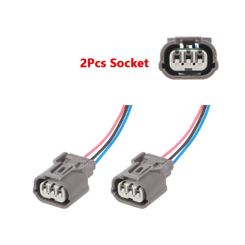

For Honda Civic Accord Daytime Running Light Socket Crankshaft Sensor Plug Wire Harness Connector Accessories 2PC