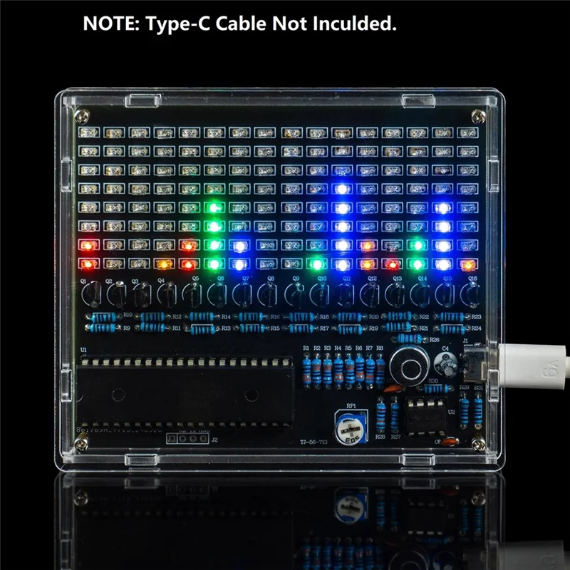 AY14 -DIY Geluidscontrole LED Muziek Elektronische Kits Audiofrequentie Display PCB Soldeerproject Praktijk DIY Elektronische Kit