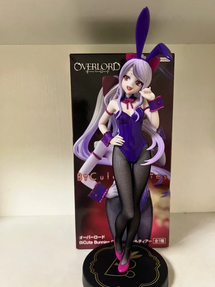 FuRyu BiCute Bunnies Shalltear Bloodfallen Bunny Girl Overlord Origina Collectible Model Anime Figure Toys 26cm Doll