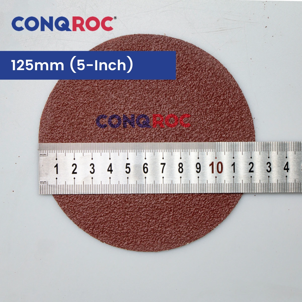 100 Pieces 125mm Sanding Discs Aluminium Oxide 5-Inch Dry Sanding Papers Hook and Loop Grit-60~1000