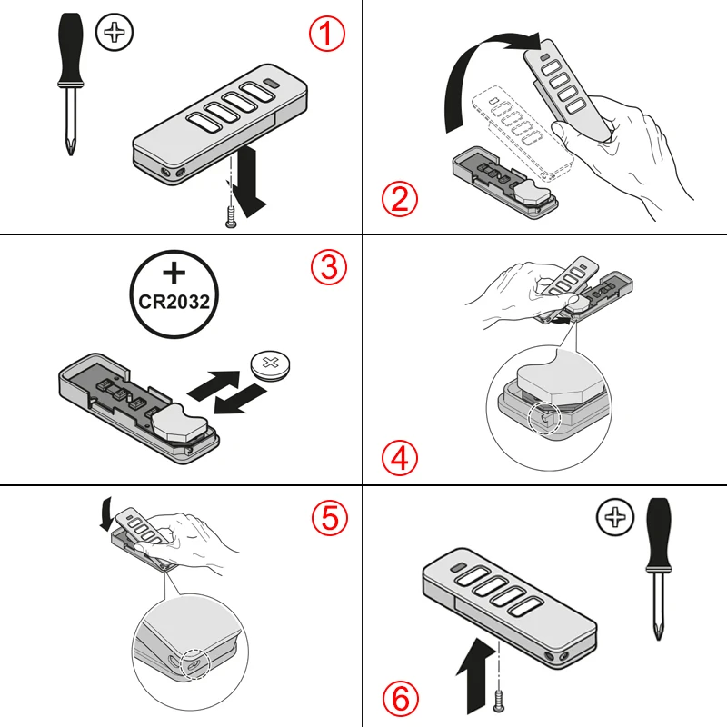 Imagem -05 - Transmissor de Controle Remoto para Portão de Garagem Sommer Pearl 4018 Compatível com Sommer 4018v000 S10779 868mhz