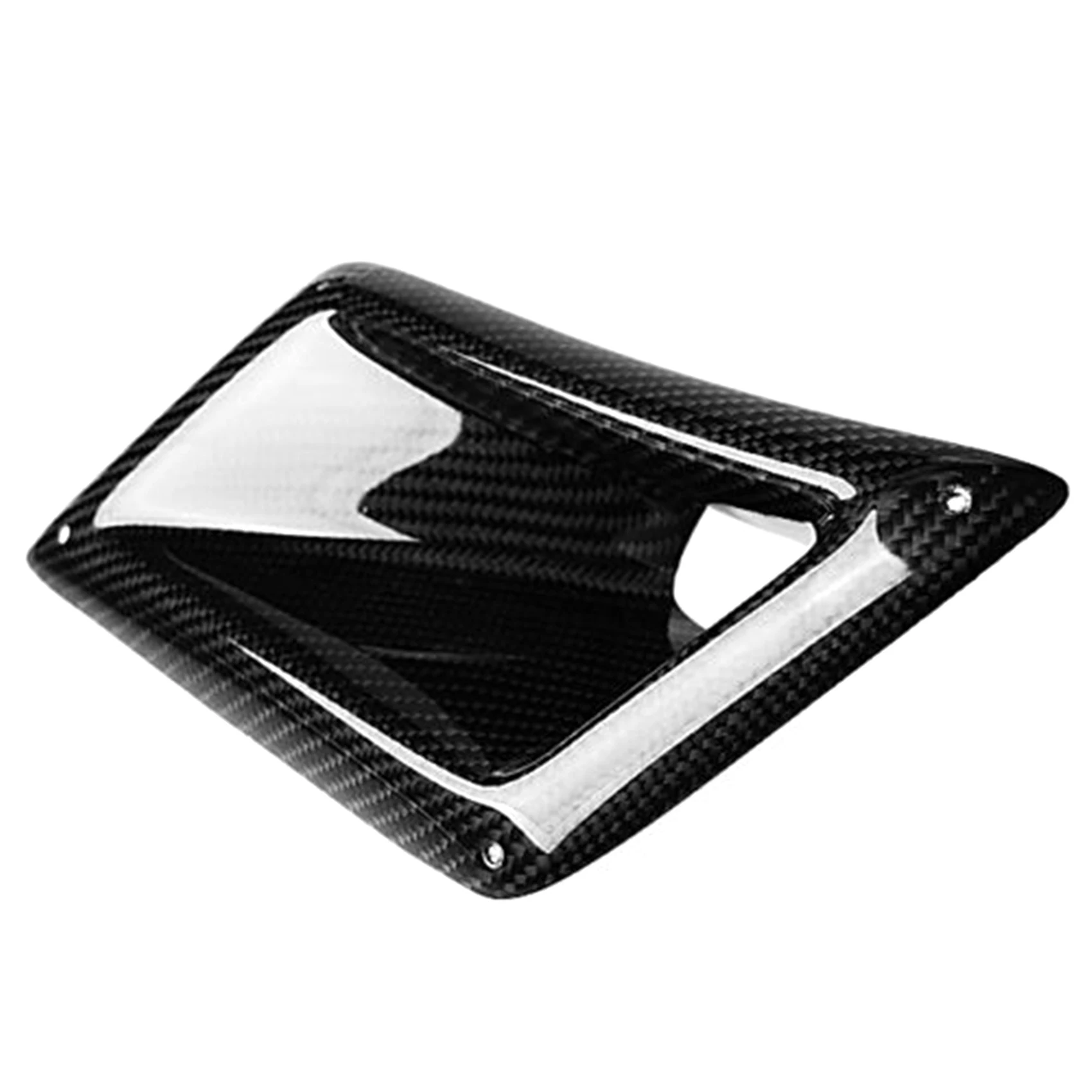 

Left Side Real Carbon Fiber Board Car Front Bumper Air Vent Intake Outlet Duct Cover Trim for Nissan 350Z Z33