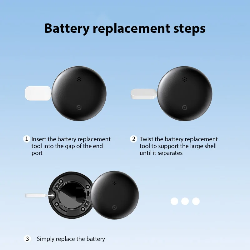Dispositivo Anti-perdita Bluetooth GPS Tracker Key Tag Tracker Portable Kids Pet Bag Bike Wallet Tracker per dispositivo di localizzazione Android IOS